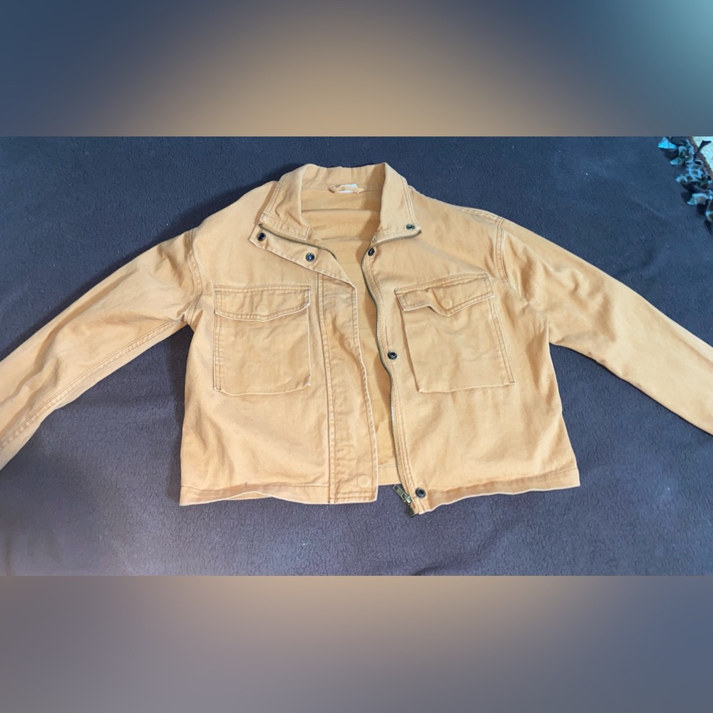 Burnt Orange Denim Jacket